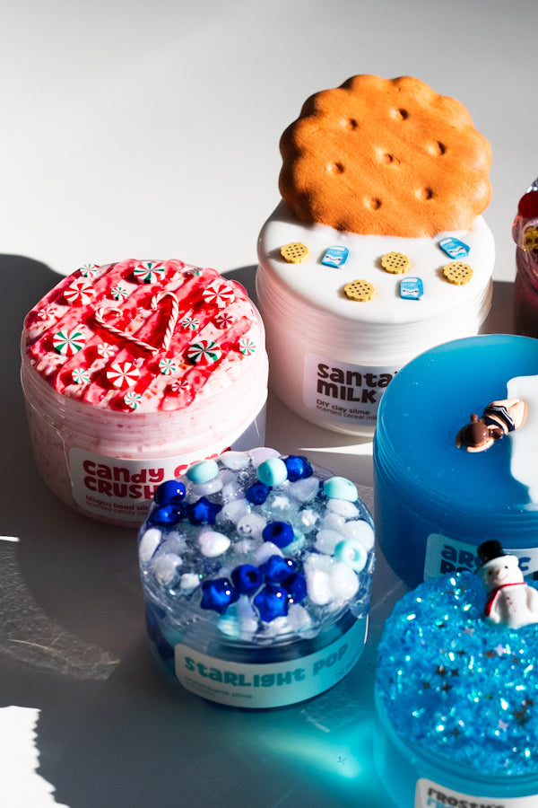 Candy Cane Crunch Slime