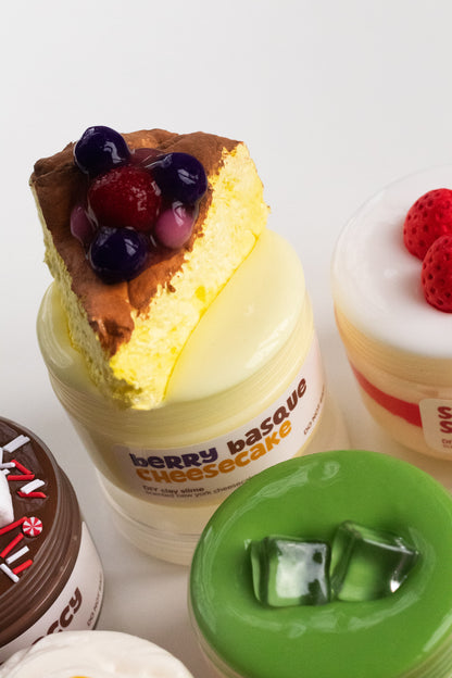 Berry Basque Cheesecake DIY Slime Kit