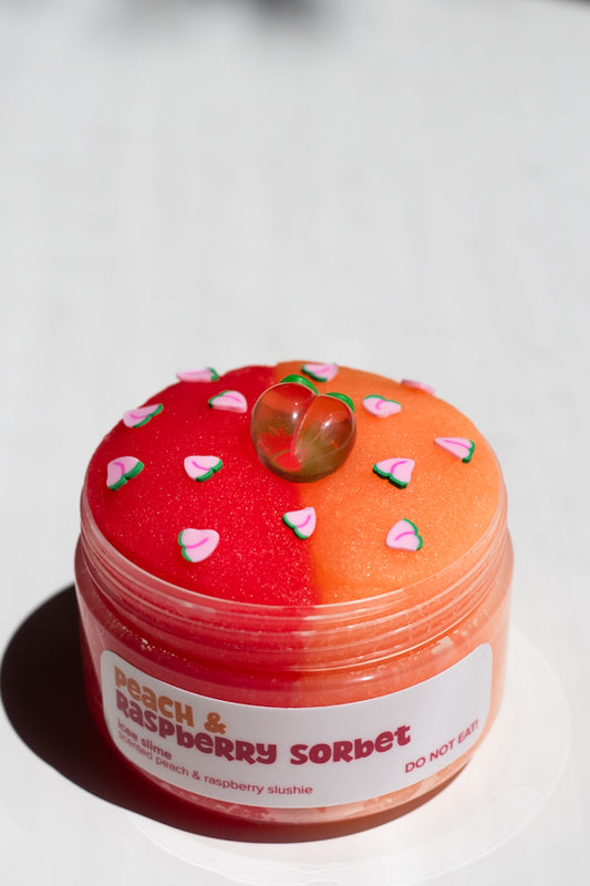 Peach & Raspberry Sorbet Slime