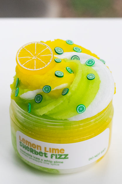 Lemon Lime Sherbet Fizz Slime