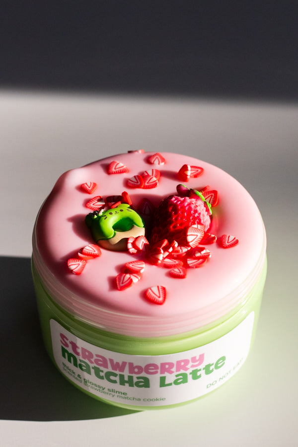 Strawberry Matcha DIY Slime Kit