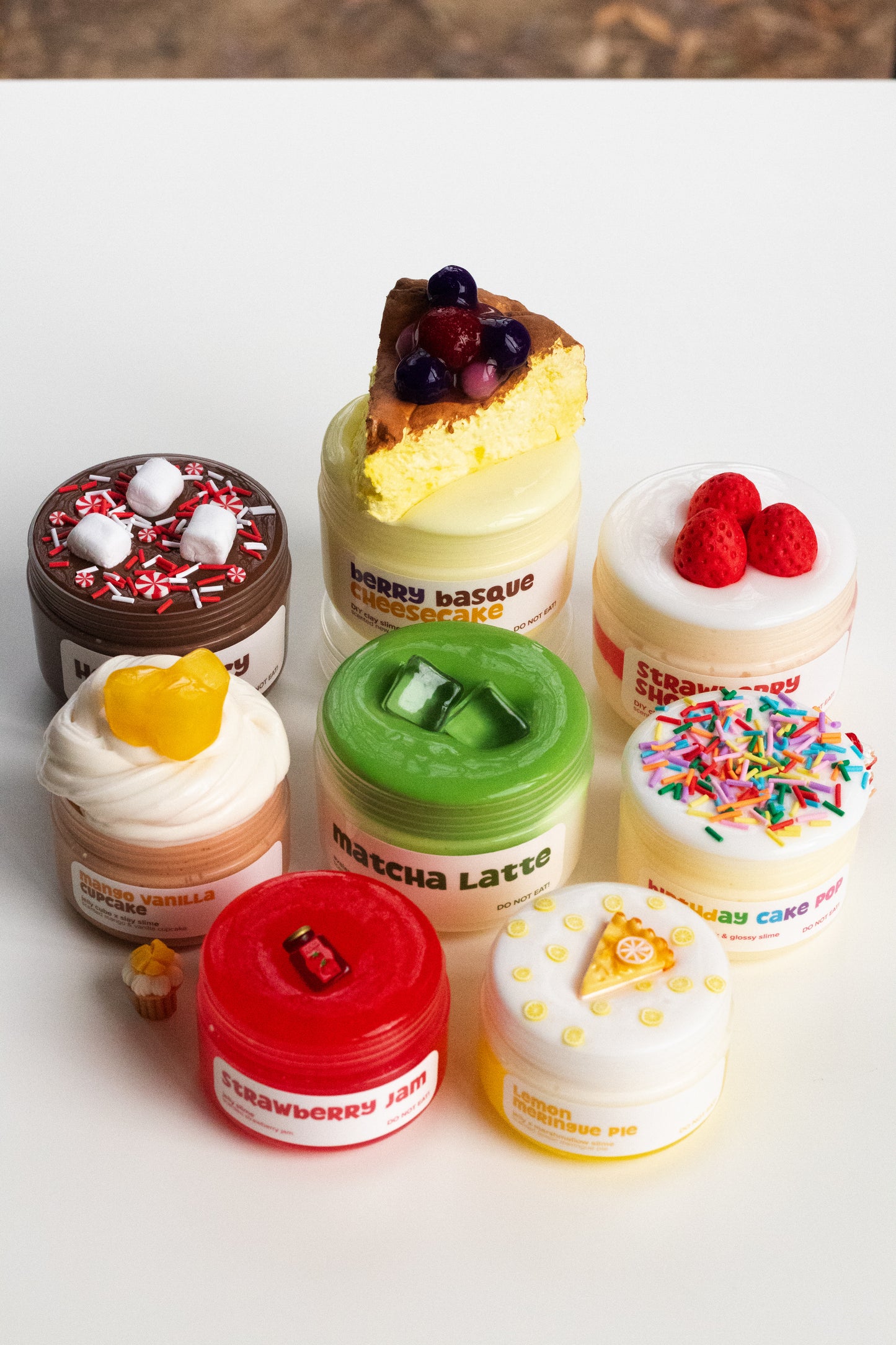 Berry Basque Cheesecake DIY Slime Kit