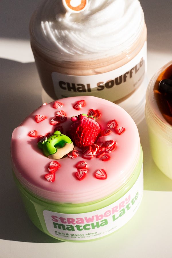Strawberry Matcha DIY Slime Kit