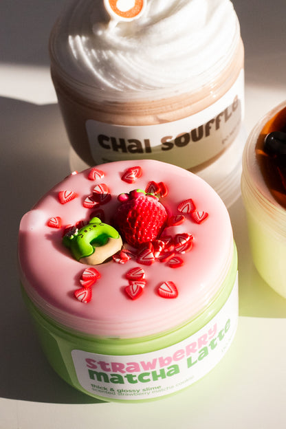 Strawberry Matcha DIY Slime Kit