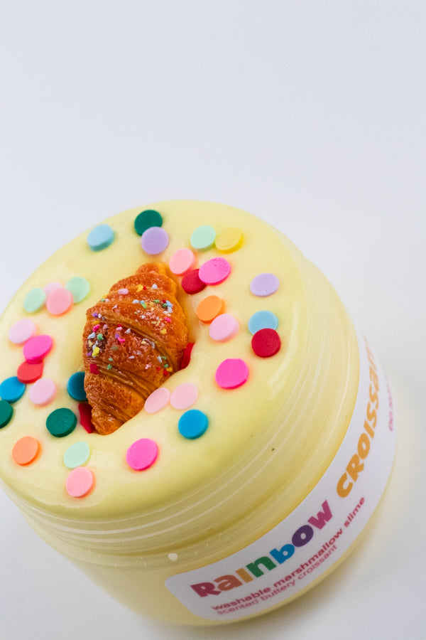 Rainbow Croissant Slime