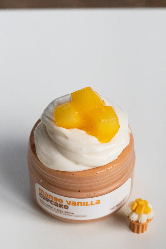Mango Vanilla Cupcake DIY Slime Kit