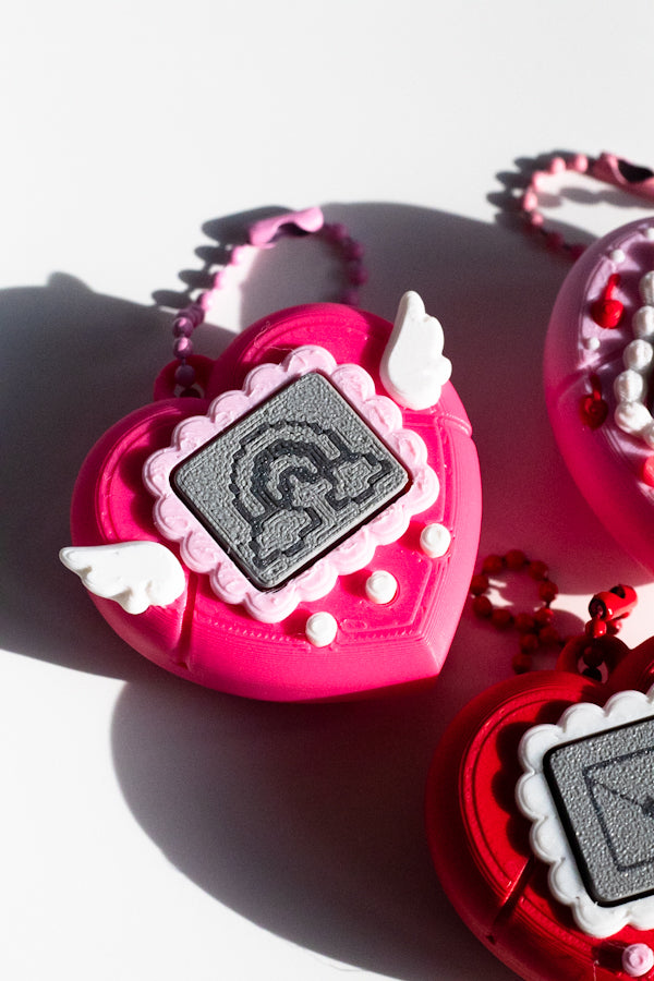 Sweetheart Pixel Clicker Keychain