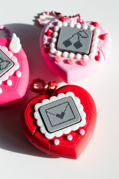 Sweetheart Pixel Clicker Keychain