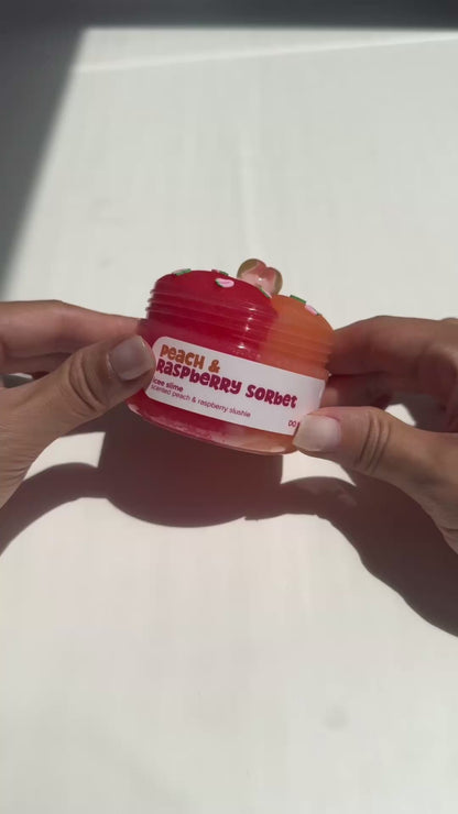 Peach & Raspberry Sorbet Slime