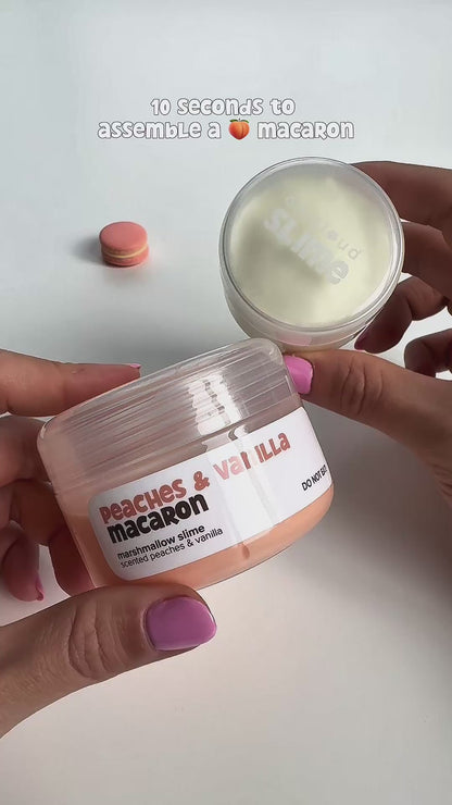Peaches & Vanilla Macaron Slime